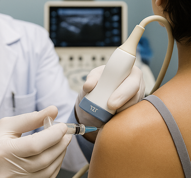 wrist ultrasound closeup